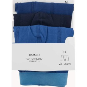 Resim DeFacto Regular Fit 3'lü Boxer H4381AX26SP 