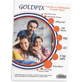 Resim Nobbystar Hızlı Kuruyan A3 Süblimasyon Transfer Baskı Kağıdı 