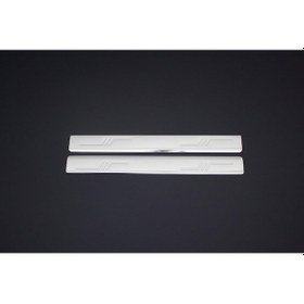 Resim Toyota Corolla Uyumlu Krom Kapı Eşiği 4 Parça 2007-2012 Arası 