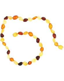 Resim Sağlıklı Bebek Kehribar Damla Diş Kolyesi, Güvenli ve Şık Takı 