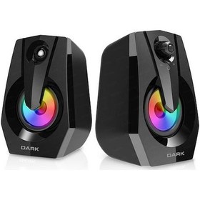 Resim Dark DK-AC-SP110 1+1 Multimedia USB Speaker RGB 