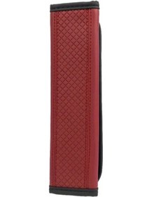 Resim Tongdashop 1 Adet Kırmızı Araç Koltuğu Emniyet Kemeri Kılıfı, Nefes Alabilir Emniyet Kemeri Pedi 