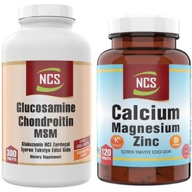 Resim Ncs Glucosamine Chondroitin Msm 300 Tablet + Ncs Kalsiyum 120 Tablet 