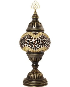 Resim Dekoratif HEDİYELİK ABAJUR MOZAİK GECE LAMBASI 