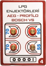 Resim 100 Adet Lpg Ocak Memesi̇ Enjektör 4lü Set Arçelik Beko Uyumlu 