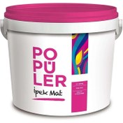 Resim Polisan Beyaz 10 Kg Popüler Mat Plastik Duvar Boyası (23C00011600) 