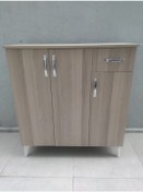 Resim Ayakkabılık Çok Amaç Model Parlak Cordoba Hard Suntalem Demonte Ceviz 