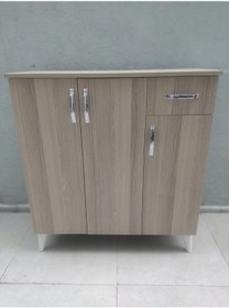 Resim Ayakkabılık Çok Amaç Model Parlak Cordoba Hard Suntalem Demonte Ceviz 
