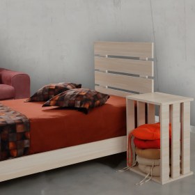 Resim Huga Ahşap Karyola, Meşe, Ölçü Seçenekleri 
