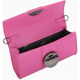 Resim Buffalo Clutch Curve Night Baguette Çanta Pembe 