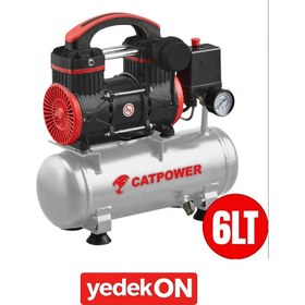 Resim Catpower Cat1111 Sessiz & Yağsız Kompresör 1 Hp 6lt 