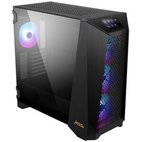 Resim MSI MEG Prospect 700R Tempered Glass ARGB USB 3.2 eATX Mid Tower Gaming Bilgisayar Kasası 