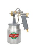 Resim Asturo G70 Alttan Depolu Havalı Boya Tabancası Iğne Seçenekli 1.4 Mm. 