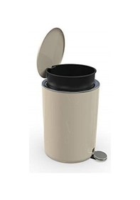 Resim Primanova M-E66-09 Lenox 5 Lt Pedallı Çöp Kovası Bej 