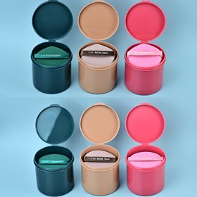 Resim 7 adet Hava Yastığı Makyaj Süngeri Puf, Saklama Kutusu Dahil, Yuvarlak/Damla Şeklinde Mevcut, Kuru ve Islak Kullanım Blender Seti, Toz Fondöten BB Krem vb. için İdeal 