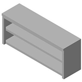 Resim Öztiryakiler Kapısız Duvar Dolabı 100x40 CM 