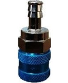 Resim BİLYELİ MAVİ-BEYAZ HAVA STOPER GÖVDE 6 mm HORTUM UÇLU 