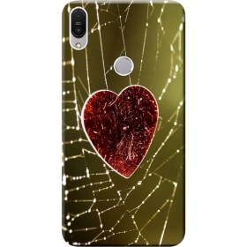 Resim Ceppare Asus Zenfone Max Pro Kılıf ASUS_X00TD ZB602KL Baskılı Silikon Kapak Kalp STK:117 