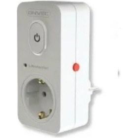 Resim FarF3337 Akım Ve Şok Korumalı Tekli Anahtarlı Priz Yüksek Güvenlik 