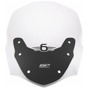 Resim GP Kompozit BMW K 1600 2017-2025 Uyumlu Ön Cam Şeffaf 65 cm 