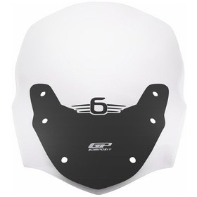 Resim GP Kompozit BMW K 1600 2017-2025 Uyumlu Ön Cam Şeffaf 65 cm 