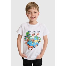 Resim U.s. Polo Assn. Erkek Çocuk Beyaz Tişört 50327025-VR013 