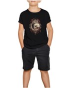 Resim Lamb Of God Band Lightweight Skull Siyah Çocuk Tişört Siyah 