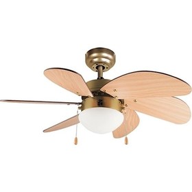 Resim Raks PF-32 Dekoratif 32" 6 Kanatlı İpli Tavan Vantilatörü 