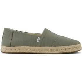 Resim Espadril / Keten Kadın 10020859 Toms Alpargata Recycled Cotton Vetiver Grey Vetiver Grey Gri 