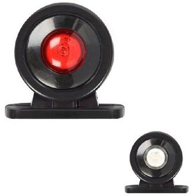 Resim Mini Düz Lamba Tek Led'li Beyaz - Kırmızı 2 Led'li 70mm 12v-24v Beyaz - Kırmızı - Fr0120-wr 