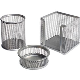 Resim Bigpoint Metal Perfore 3'lü Set Silver 