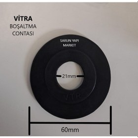 Resim VitrA - Vtr - Gömme Rezervuar Contası Dış Çap 60mm / İç Çap 21mm Çift Taraf Bombeli 