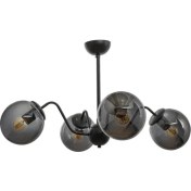 Resim Begüsa Karmen 4lü Si̇yah Füme Glob Camlı Avi̇ze 