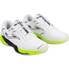 Resim Joma Rapid TRAPW2502AC Sert & Toprak Kort Tenis Ayakkabısı - Beyaz 