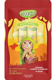 Resim Moochie Tavuk Havuç ve Balkabaklı Sıvı Kedi Ödülü 4'lü 5 x 15 G 