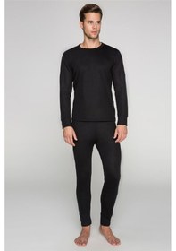 Resim Bonbonetti Unisex -20 Derece Siyah Termal İçlik Takım Siyah 