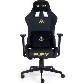 Resim Titanseat Fury Leather Gold Oyuncu Koltuğu 