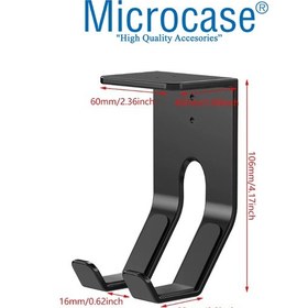 Resim Microcase Ps5 Ve Oyun Kolları İçin Masaya Monte Tutucu Stand Holder 2 Adet Al5442 Siyah 