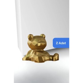Resim Evene Kapı Stoperi Altın Renk Dekoratif Kapı Tutucu Durdurucu 2 Adet Model 7 