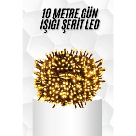 Resim 10 Metre LED Işık Gün Işığı Her Ortama Uygun Ampüllü 