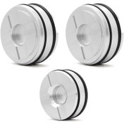 Resim Neevoyu Gümüş Alüminyum Alaşımlı Pinsiz İleri Akışlı Akümülatör Piston Seti - 10.1x9x4.9cm, 182g 