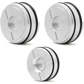 Resim Neevoyu Gümüş Alüminyum Alaşımlı Pinsiz İleri Akışlı Akümülatör Piston Seti - 10.1x9x4.9cm, 182g 