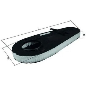 Resim Bmw 525d F10 Hava Filtresi 2012-2016 Mahle Lx3598 