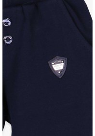 Resim Breeze Erkek Bebek Eşofman Altı Armalı Basic Lacivert (9 Ay-3 Yaş) 