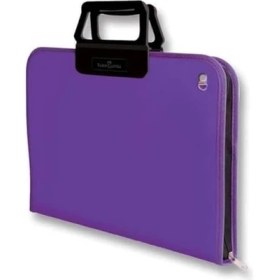 Resim Ohbe Express Proje Çantası Mor, 38X55 Cm, Askılı Taşıma, Kalemlikli, Sert Kapaklı, El Yormayan Ergonomik Kulp 