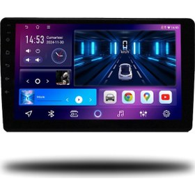 Resim Caros Peugeot 407 2005-2011 Uyumlu Android Multimedya 1gb Ram 16gb Hafıza 9" 