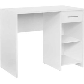 Resim Adoremobilya Trendline Çekmeceli Çalışma Masası - Beyaz Beyaz 