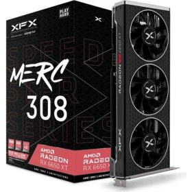 Resim Xfx Amd Radeon Rx 6650XT Speedster Merc 308 8gb Gddr6 128BIT 3xdp 1xhdmı DX12 Ekran Kartı 