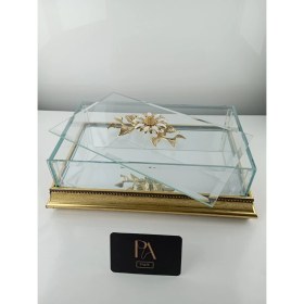 Resim Aynalı Kutu Gondol Şekerlik Sunumluk Söz Nişan Kız Isteme Çikolatalık Dekoratif Obje Biblo Süs Eşya 