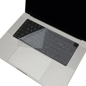 Resim MacBook Klavye Koruyucu Silikon Us Ingilizce Uyumlu Air 13.6-15.3 ve Pro 14.2-16.2 M1-M2-M3-M4-M5 Ultra Ince Toz ve Sıvı Koruma Şeffaf 